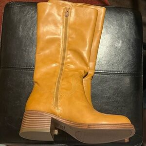 Indigo rd Women's Tan Leather Boots Size 7